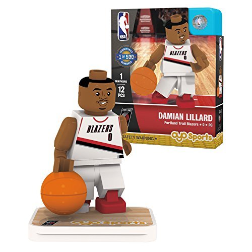 OYO Sports NBA Minifigure Portland Trail Blazers Damian Lillard