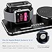 JOYEKY Charger Stand for iWatch Aluminum Alloy Charging Stand for Apple Watch 3 in 1 Fast Wireless Charging Pad Stand for iPhone Xs Max/Xs/XR/X/8/8 Plus APPL Watch Series 4/3/2/1/ AirPods