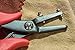 SE Metal Hole Punch Pliers with Gauge Guard - Precision Pliers for Crafts, Jewelry, DIY - Red - Size of 2.0 mm - 6-Inch - LF12-3PP