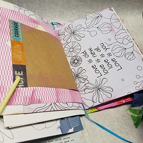 Junk Journal - Looking Good - Breast Cancer Journal - Keepsake - Gift - Thumbnail 4