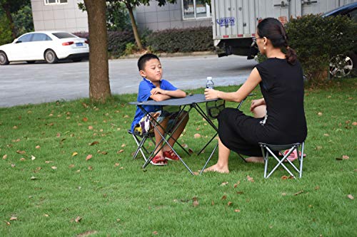 2pack of Folding Camping Stool,Portable Fishing Stool&Chair, Lightweight 1.2lbs Outdoor Slacker Chair for Backpacking, Hiking, BBQ, Picnic, Travel. 330lbs Capacity with Carry Bag