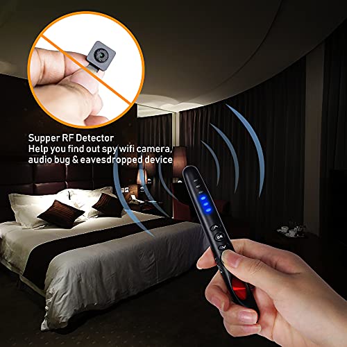 Hidden Camera Detector, Personal Alarm, Pinhole Camera Lens Scanner
