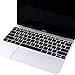 MOSISO Silicone Keyboard Cover Protective Skin Compatible with MacBook Pro 13 inch 2017 & 2016 Release A1708 Without Touch Bar, MacBook 12 inch A1534, Hollow Black