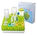 Bottle Drying Racks, Enlala Baby Anti-Bacterial Countertop Drainer Mat and Dryer Stand for Infant Dishes, Bottles and Accessories