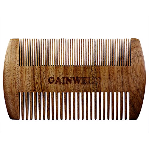 Gainwell sandalwood anti-static handmade comb,pocket co…