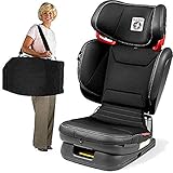 Peg Perego Carry Viaggio Flex 120 Child Booster Seat with Carrying Bag - Licorice