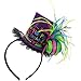 Amscan 396775 Chic Bright and Trendy Birthday Party Top Hat Fashion Headband Accessory, Paper, 8" x 7", Multicolor primary