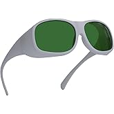 LaserPair Dental Laser Safety Glasses for 450&650&980nm Diode Lasers, red beam visible