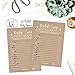 25 Rustic Emoji Pictionary Bridal Shower Games Ideas, Wedding Shower, Bachelorette or Engagement Party For Men and Women Couples, Cute Funny Kit Bundle Set, Coed Adult Game Cards For Bride to be Party