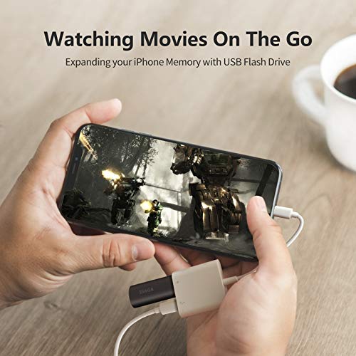 Plusysee USB Adapter iPhone, iPad Camera Adapters, USB Female OTG