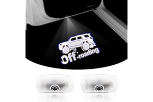 uunonaha 2PCS Car Door Logo Lights Courtesy Projector Laser Welcome Light LED 3D Ghost Shadow Lamp Accessories Compatible for 4Runner 2015-present (Off-Roading car)