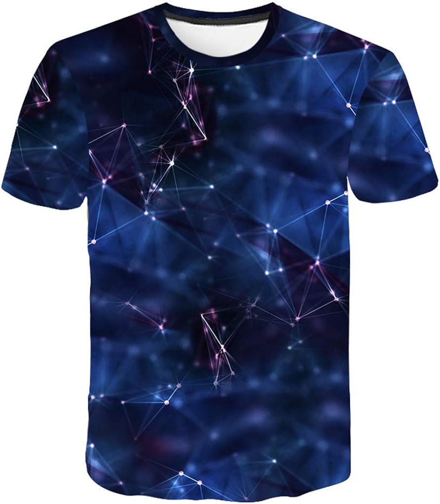 QAZWZML Camisa De Manga Corta Con Estampado De Tiburón, Para