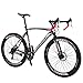 Eurobike Road Bike TSM550 Bike 21 Speed Dual Disc Brake 700C Wheels Road Bicycle (54cm Spoke Wheel)thumb 1