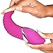 Textured Silicone Tongue Vibrator with 7 Powerful Vibrating Functions, G-Spot & Clitoral Stimulation Pink