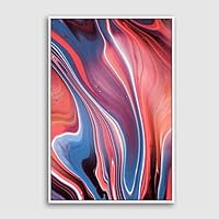 Framed Canvas Wall Art Clouds and Colors Canvas Prints Home Artwork Decoration for Living Room,Bedroom - 16x24 inches