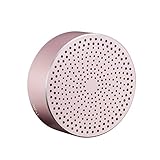 SUNG-LL U8 Portable Mini Speaker, Pocket Size Metal Wireless Speaker, Bass Speaker Built in mic for iPhone, iPad, Samsung,Huawi Phone, Laptop, PC (Rosegold)
