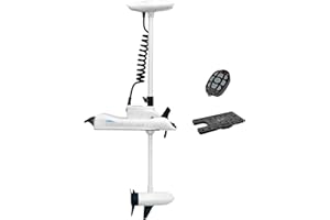 PARKHO HASWING Electric Trolling Motor – 12V 55LB 48 Inch Shaft Cayman B Bow Mount Boat Fishing Saltwater Freshwater with Remote Control and Quick Release Bracket 50700-120W_Q