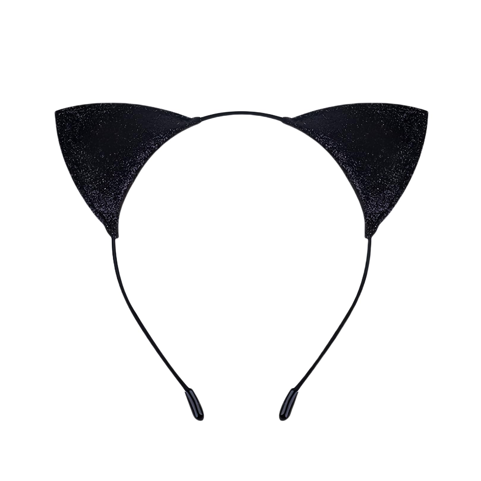 Cat Ears Headband,Black Cats Ear Halloween Hair Bands Hoop Sweet Stylish Fancy Dress Sexy Hairband Accessories,for Makeup Carnival Party Cosplay Catwoman Costume Women Girls Children's Adult Kids
