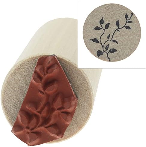Rubber Stamps, Wildflower Trelis 1 Inch, 1 Wood Peg Mounted Stamp
