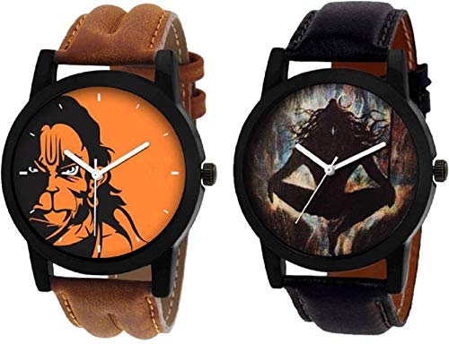 Multi Color Dial Stylish Watches for Men & Boys (Pack of 2 God-BR-61)