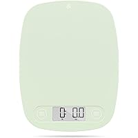 Greater Goods Mint Green Food Scale - Digital Display Shows Weight in Grams, Ounces, Milliliters, and Pounds | Perfect for Me