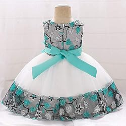 8 9T Green Princess Floral Flower Girl Dress Kids