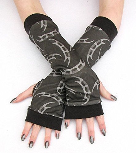 Star Trek Klingon Arm Warmers Fingerless Gloves Cosplay Costumes