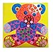 O.L. Toys Mosaics#5 Vehicles / Flower / Butterfly / Building / Crown / Dinosaurs Sticky,Craft for Kids,6 Styles