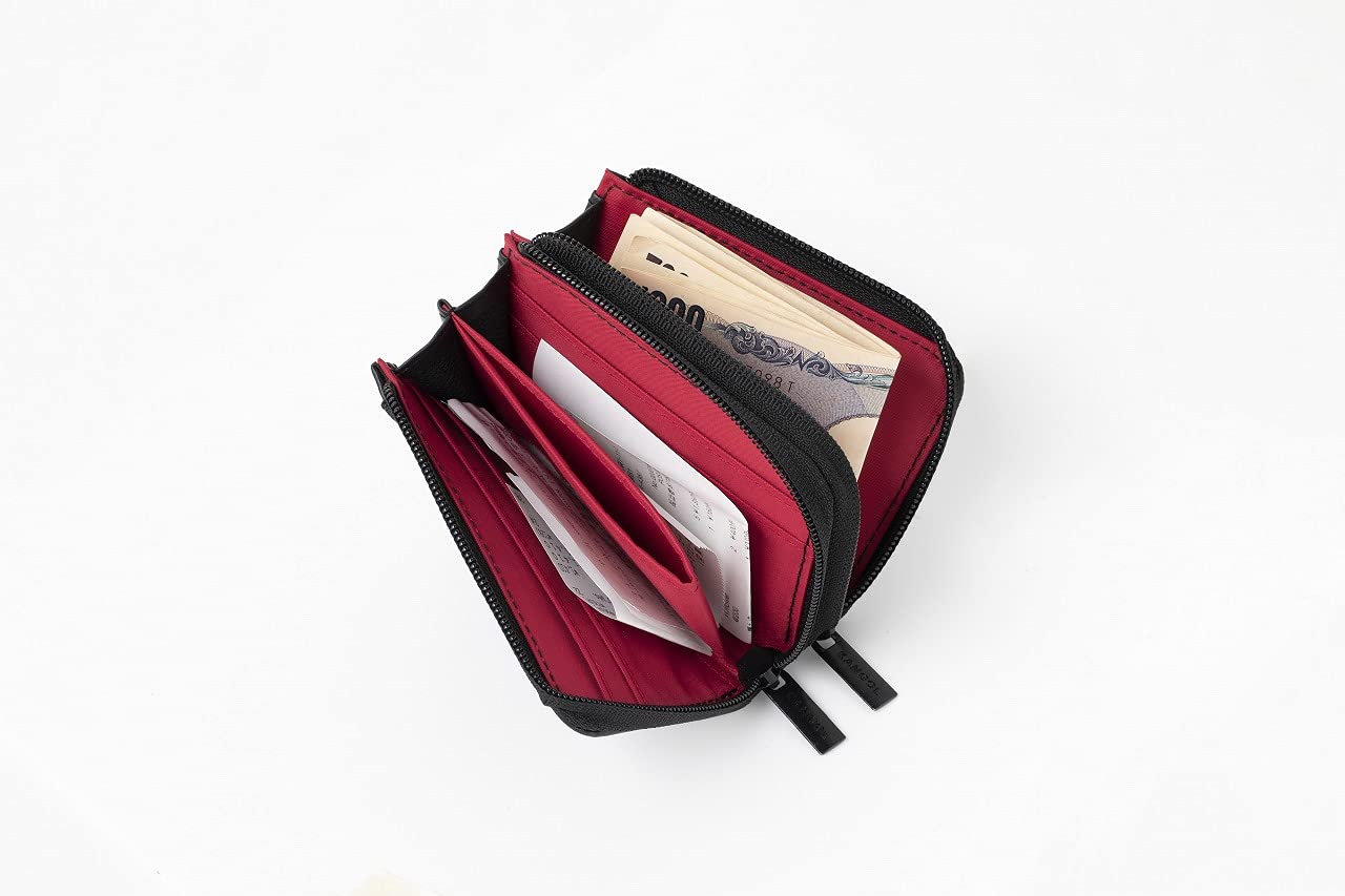 KANGOL DOUBLE ZIP WALLET BOOK：8/4発売【ムック本付録】カンゴール ダブルジップウォレット