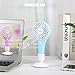 Tonyhoney Battery Operated Portable Fan, USB Desk Fan Pocket Small Handheld Mini Personal Fans USB Handheld Fans for Outdoor Travel & Indoor Office Desk (Macaroon Blue)