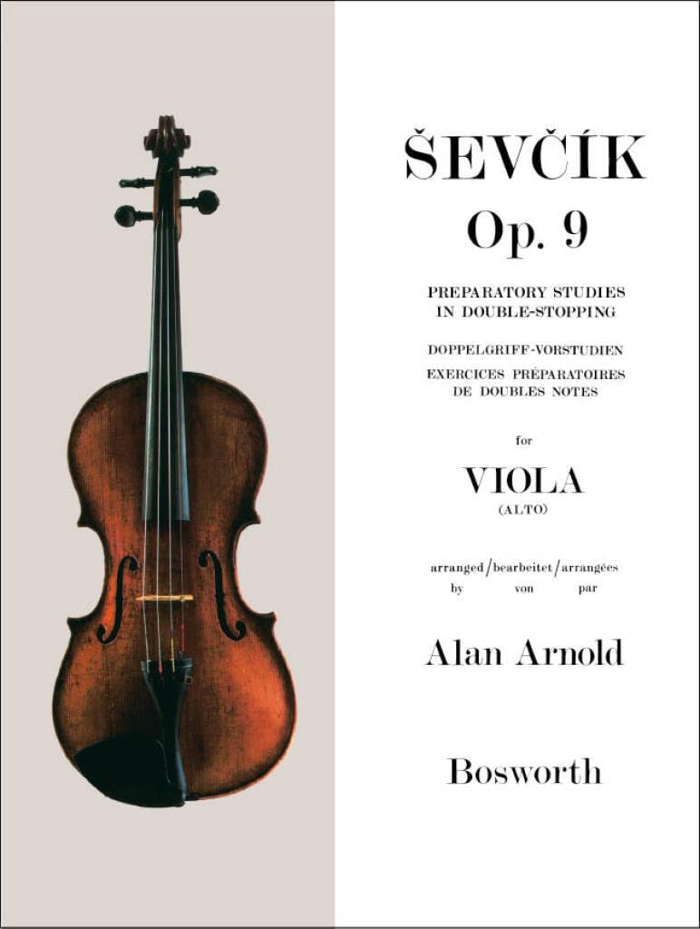 Preparatory Studies In Double-Stopping Op. 9. Viola Solo.: Sevcik Viola Studies