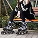 Hikole Inline Skates for Adult Youth, Adjustable Men Rollerblades 2 Size Roller Skates for Men Women, Youth Roller Blades Fitness Breathable, Inline Hockey Skates for Beginner Intermediate
