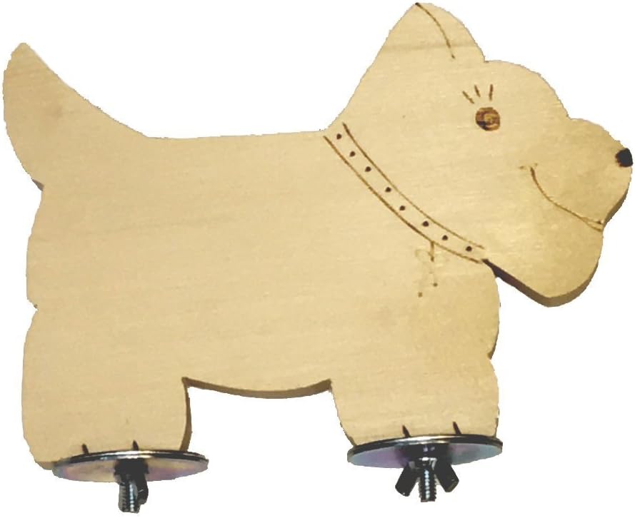 Parrots Treasure Platform Perch - Our Pup, Medium