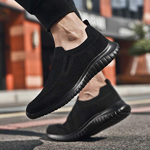 Zuwoigo Men's Mesh Walking Shoes Slip On Loafer Casual Comfortable