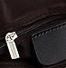 QZUnique Women's Cowhide Genuine Leather Crocodile Veined Cross Body Shoulder Handle Amphibious Shell Bag Black