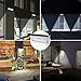 SECUROAD Super Bright Solar Lights Outdoor IP65 Water Proof, 1100 Lumens Wireless LED Motion Sensor Light, Aluminum Metal Housing Security Lights Flood Wall Lights, 1 Pack (Daylight)