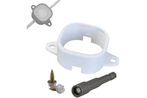 GENERIC Mounting Bracket Clip and Screws for Govee PRO Permanent Outdoor LED Lights H706C H806C 200 ft (White, 120)