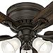 Hunter Fan 52 inch Bronze Traditional Ceiling Fan with Swirled Marble Glass Light Kit and Remote Control (Renewed) (Without Remote)