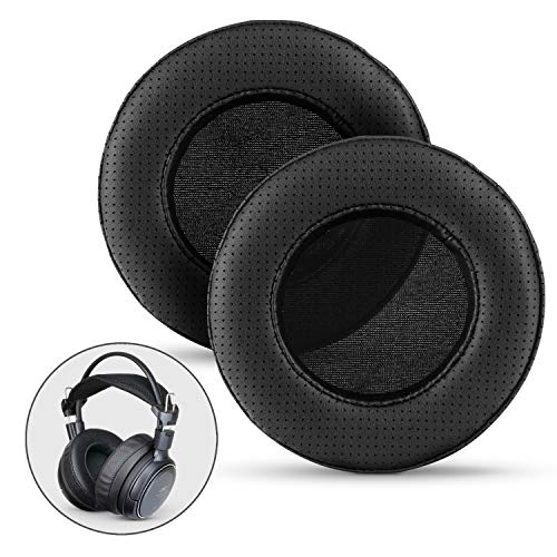 BRAINWAVZ XL Large Replacement Memory Foam Earpads - Suitable for Many Other Large Over The Ear Headphones - Sennheiser, AKG, HifiMan, ATH, Philips, Fostex, Sony (Perforated)