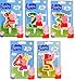 Peppa Pig Birthday Party Supplies Cake Topper Molded Colored Number 3 Candle Holiday Baking Dessert Cupcake Decorating Idea for Celebration Boy's or Girl's Bday Anniversary Kid's Party