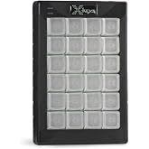 X-keys Programmable USB Keypads and Keyboards (24 Key, Black and White)