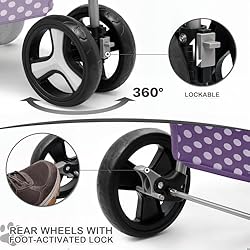 MoNiBloom 3 Wheels Pet Dog Cat Stroller for Small