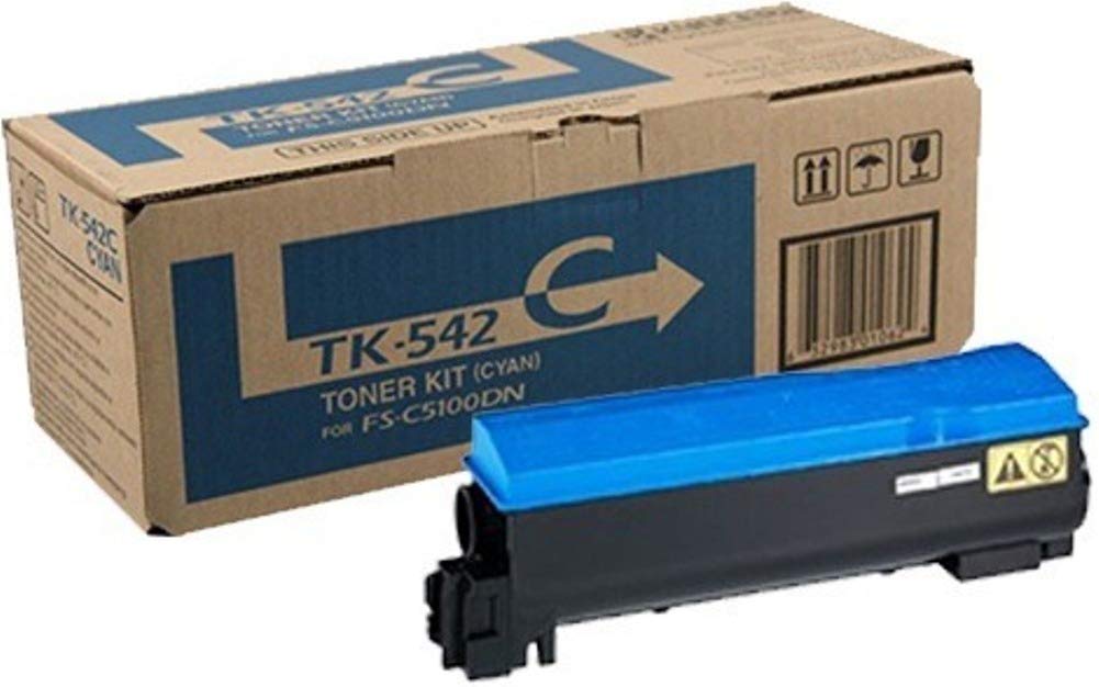 Kyocera TK-542C CYAN TONER CARTRIDGE FOR USE IN FSC5100DN ESTIMATED YIELD 4,000
