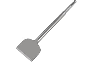 TOOVEM A FAMILY OF MANUFACTURERS TOOVEM 3 Inch SDS Plus Chisel, Tile Removal Chisel Bits for SDS Plus Rotary Hammer Drill, Compatible with SDS Plus System Impact Drills for Tile, Laminate Floor, Flooring Adhesives