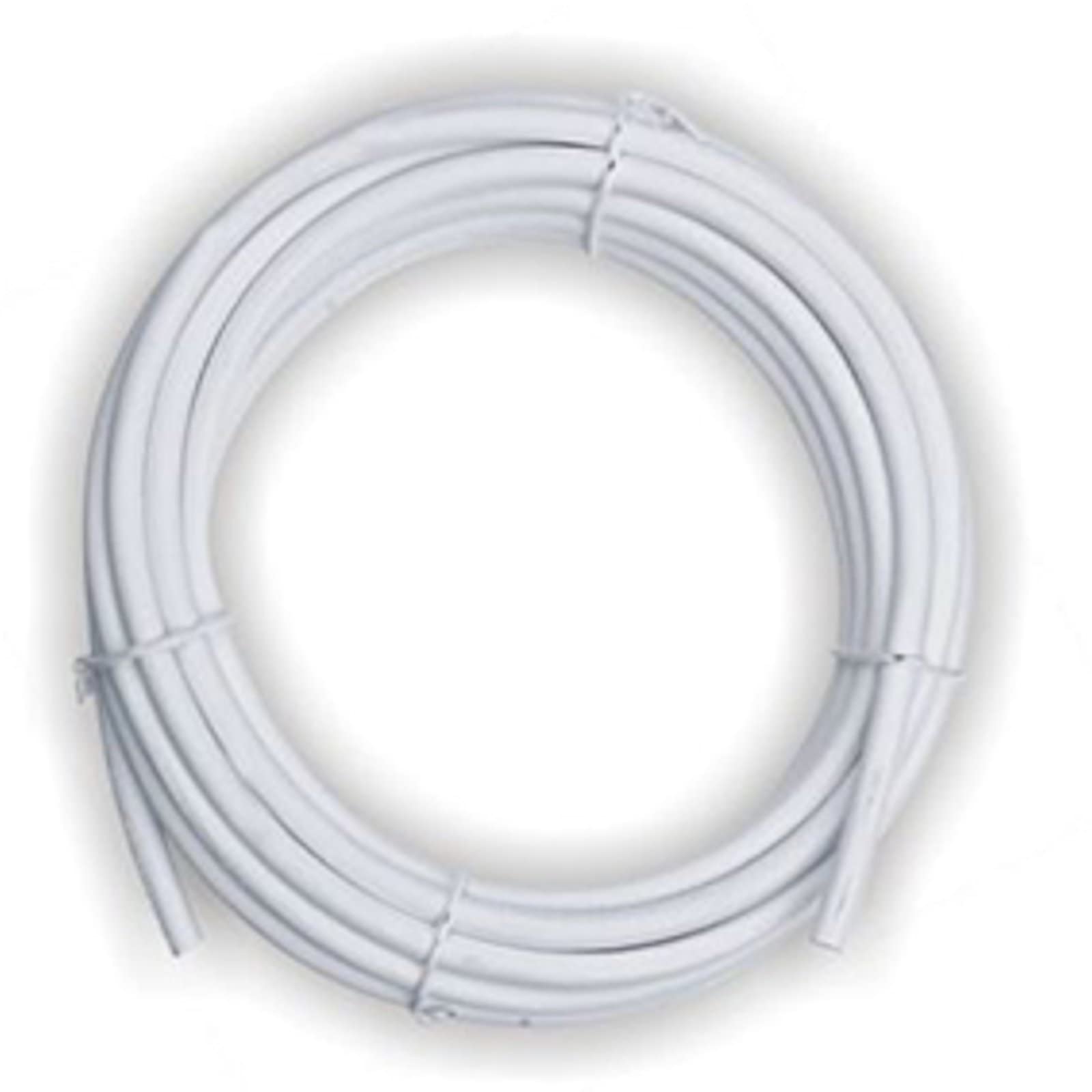 Roll electric cable tripolar 25m H05VV-F3G 1mm white