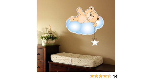 teddy bear wall stickers baby nursery