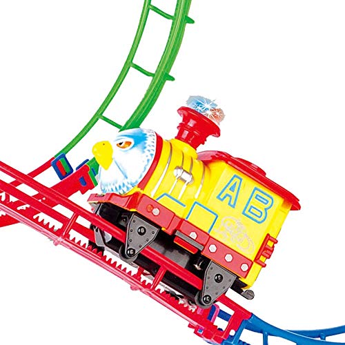 image for TCAR Electric 3D Stereo Track Happy Roller Coaster Harmony Number Chil