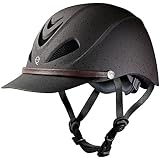 Troxel Dakota Trail Horse Riding Helmet, Low-Profile Light Adjustable Design, Safety Horseback Riding Gear, Large (7-1/4 - 7-3/8), Grizzly Brown