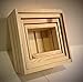 Darla'Studio 66 Natural Rustic Wood Crates- Set of 4