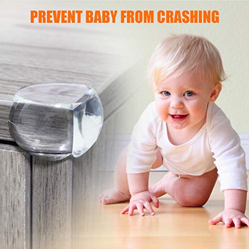 Corner Guards- Baby Proofing Corner Guards- Baby Corner Guards- Baby Safety Corner Guards Edge Corner Guards for Sharp Furniture (20 Pack, Clear)